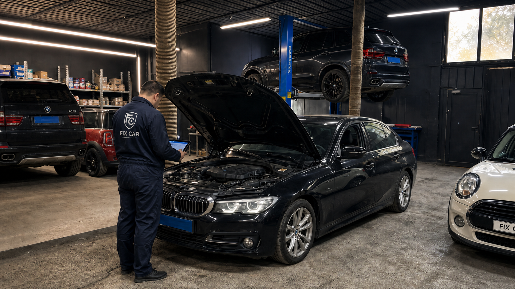 Замена масла BMW в автосервисе FIX CAR